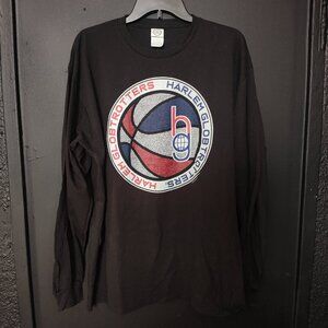 Vintage Harlem Globetrotters Basketball Long Sleeve Shirt NWT Size XL
